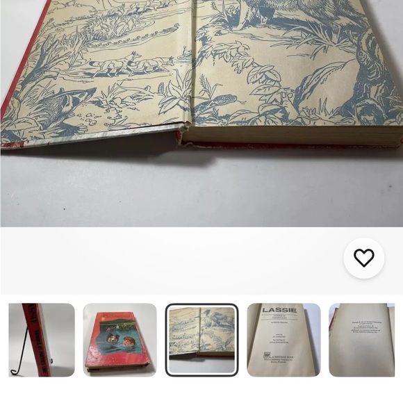 Vintage Lassie Book - Trouble at Panter's Lake paper back - Picture 3 of 6